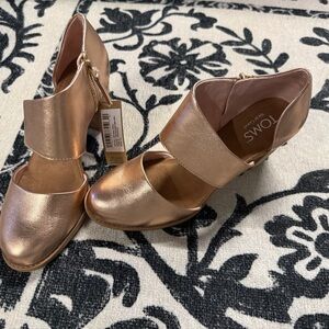 TOMS Women's Rose Gold Heels